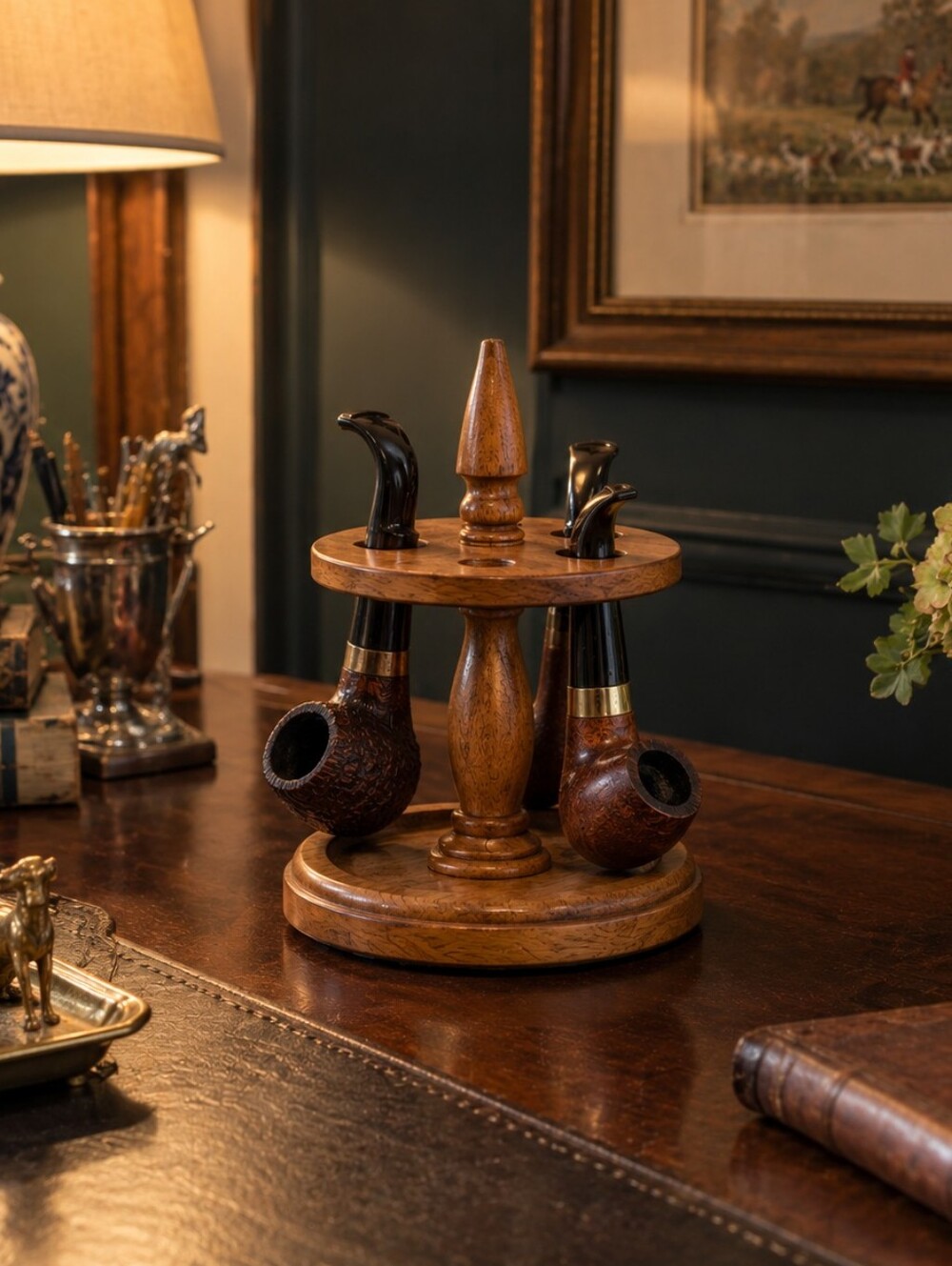 Vintage Wooden Stand (Accessories Not Included)